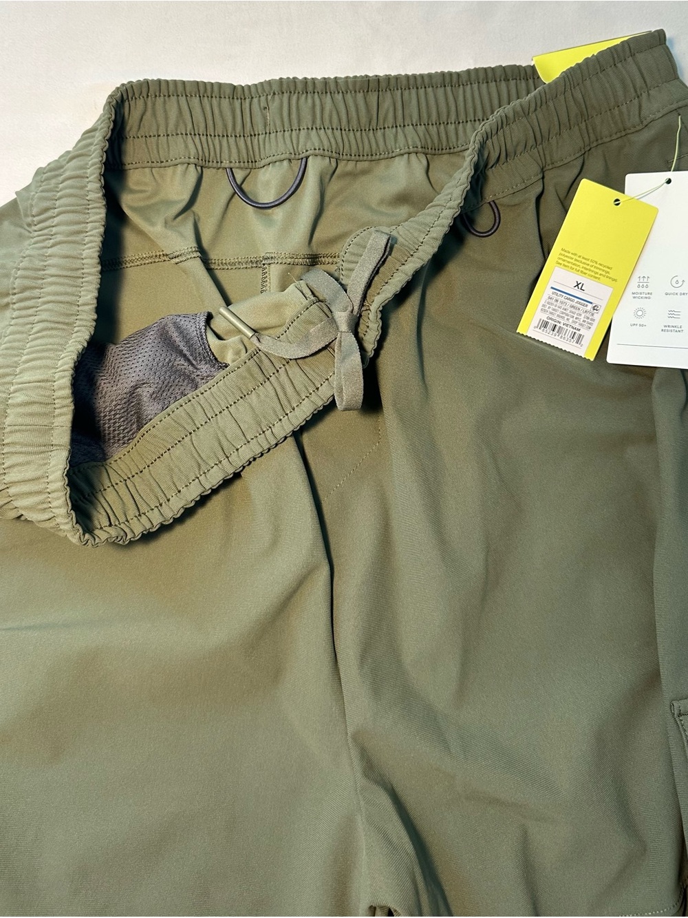 Men's Cargo Jogger Pants - Elastic Waist & Cuffed Ankles - Picture 3 of 5